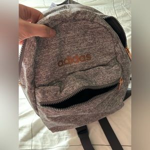 Gray Mini Adidas Backpack, Excellent condition